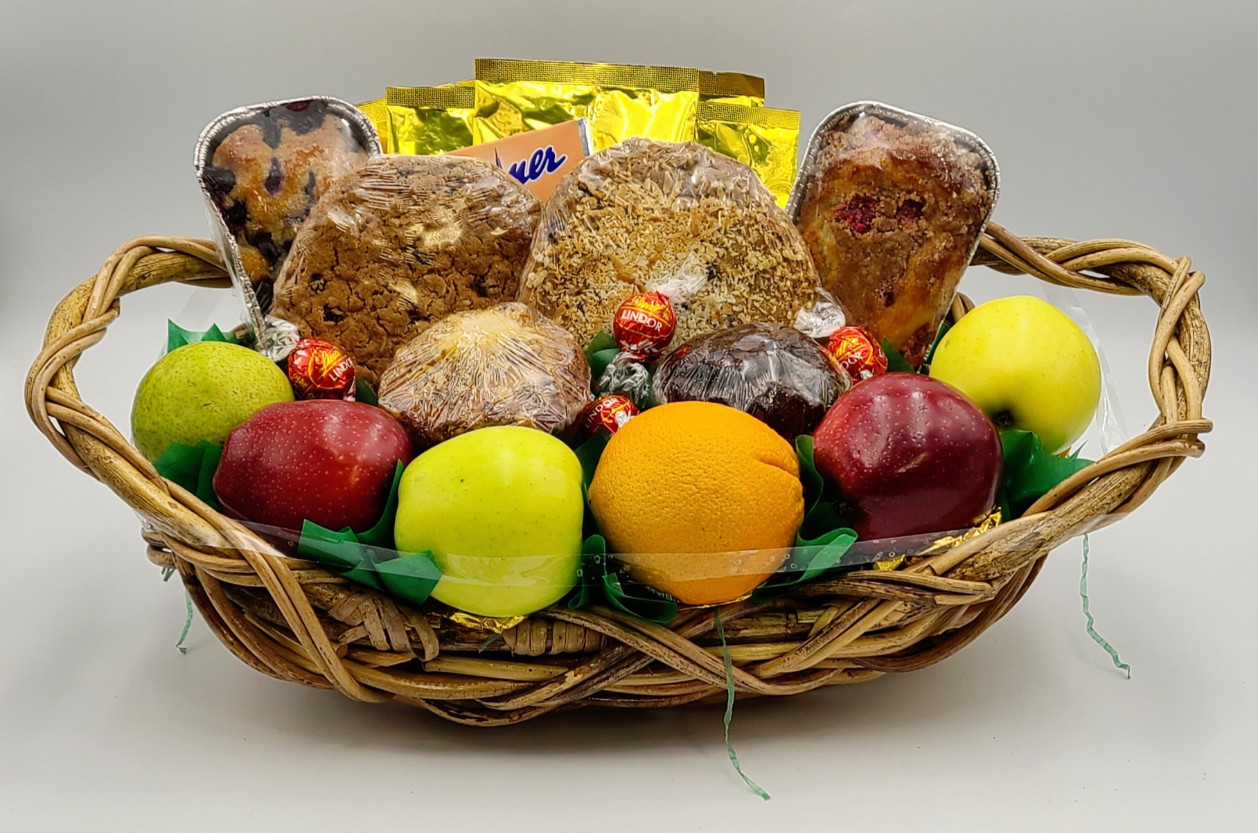 bfmazzeo Baker's Half Dozen Plus Fruit Gift Basket